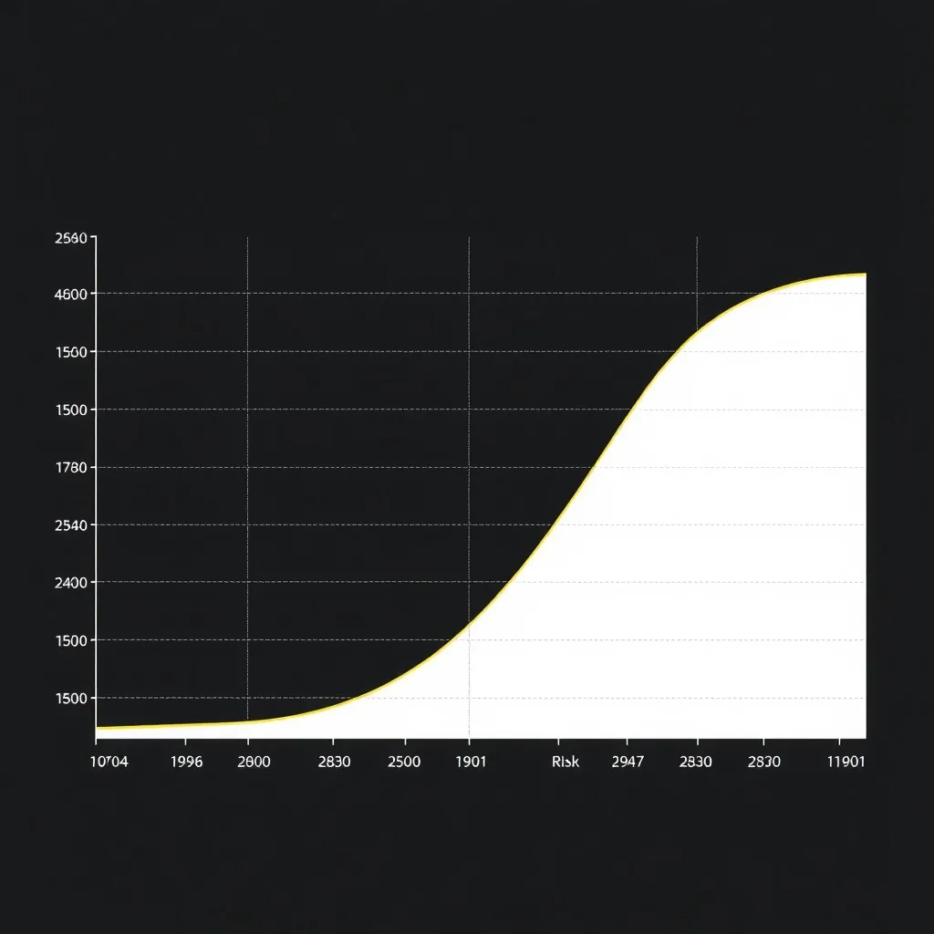 A technical financial chart showing time horizons and risk c